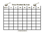 instrument practice chart